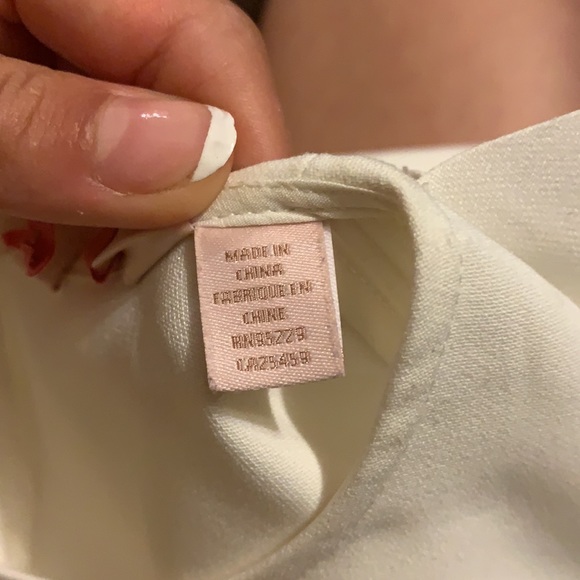 A white Ted Baker blouse with open shoulders - Picture 10 of 12